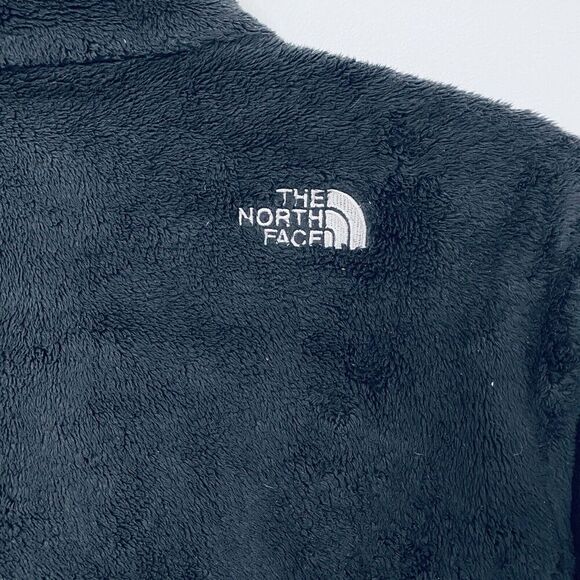 The North Face Oscito Black Full Zip Shaggy Cinch Hem Jacket Women's Medium - Picture 7 of 16